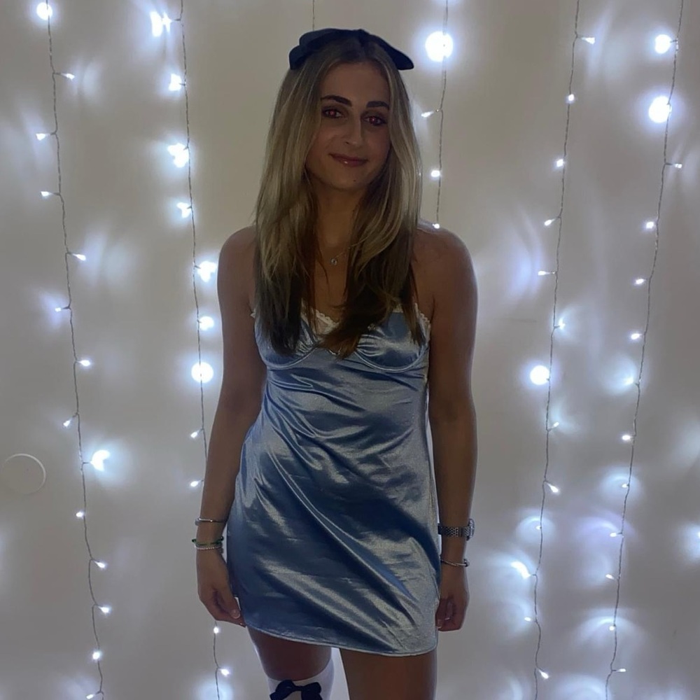 ♠️HALLOWEEN COSTUME Alice in Wonderland Dress & Headband Size S